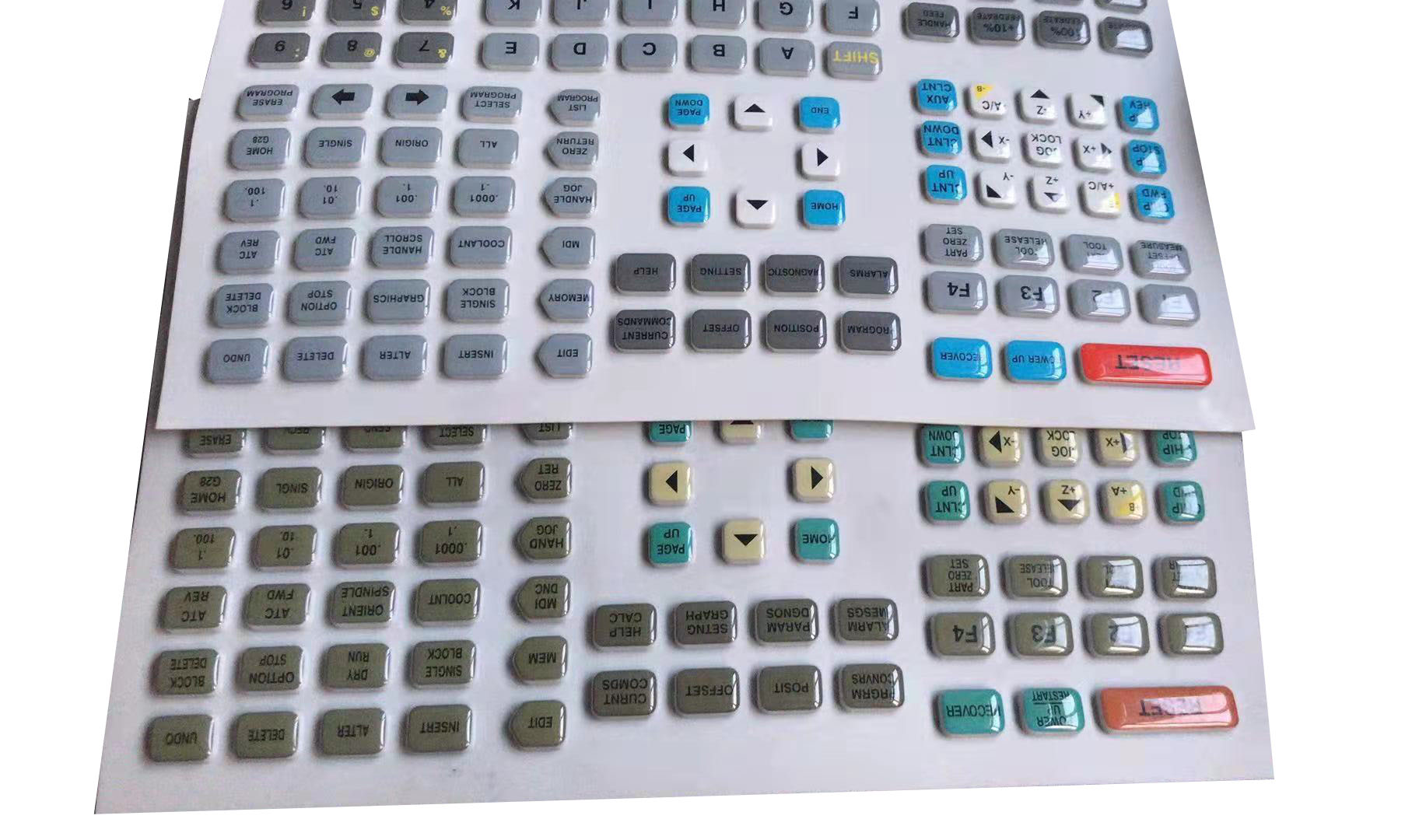 带环氧树脂涂层的硅胶键盘